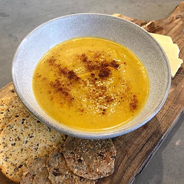 APPLE BUTTERNUT SQUASH SOUP
With Smoked Paprika