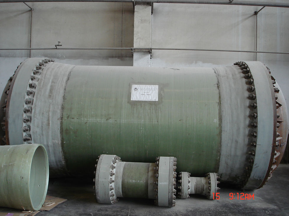 Large size GRP pipe