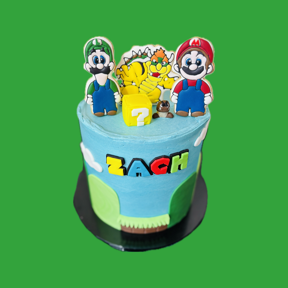 Supermario cake