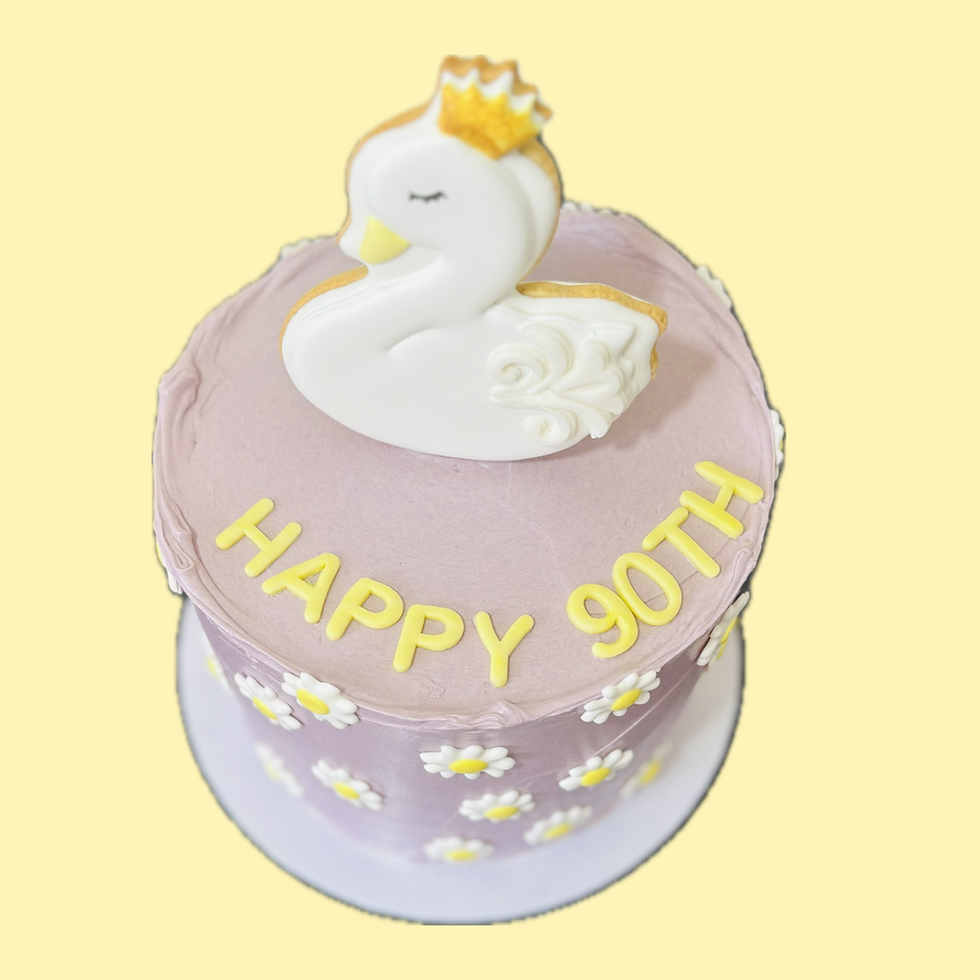 Vintage birthday cake