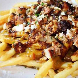 Jerk Chicken Loaded Fries