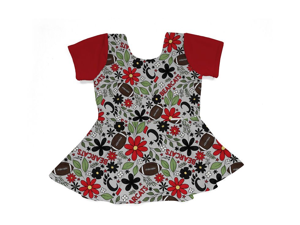 Thumbnail: Football Peplum Top