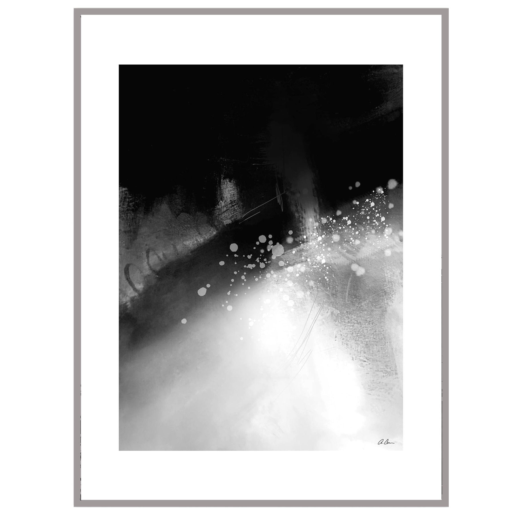 "VINTERNATT" kunstplakat