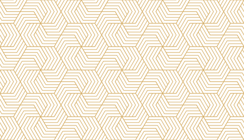 Ein gekacheltes Muster aus Geometrischen Linien
