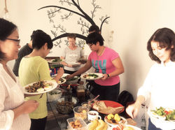 Lunch Break at Heart Ascension Workshop