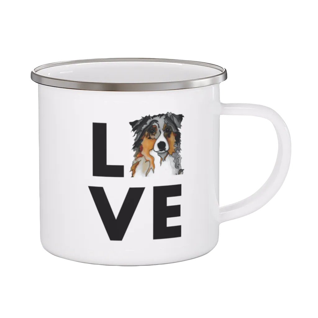 Enamel mugs