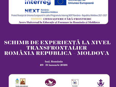 𝐒𝐜𝐡𝐢𝐦𝐛 𝐝𝐞 𝐞𝐱𝐩𝐞𝐫𝐢𝐞𝐧ță 𝐥𝐚 𝐧𝐢𝐯𝐞𝐥 𝐭𝐫𝐚𝐧𝐬𝐟𝐫𝐨𝐧𝐭𝐚𝐥𝐢𝐞𝐫 la Iași