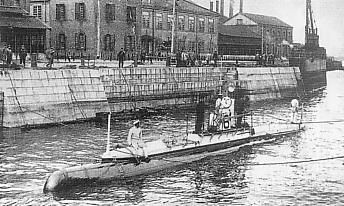 Early submarines of the Imperial Japanese Navy - Kure, Hiroshima, Japan
