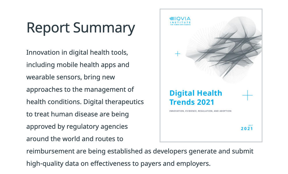 Digital Health Trends 2021 QARALOGIC