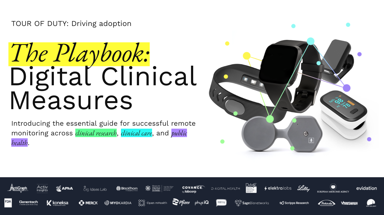 The playbook: Digital Clinical Measures content media