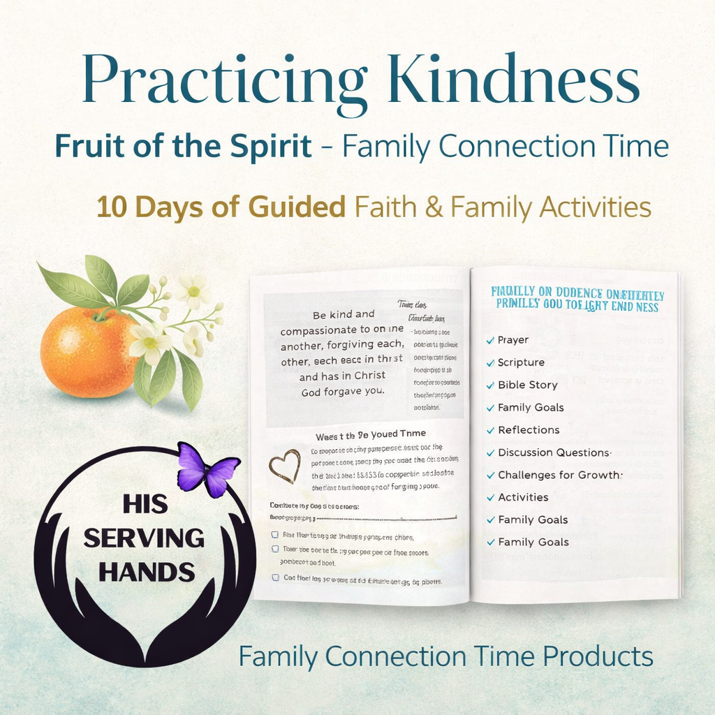 Bible study on Practicing Kindness for Families - PRINTED BOOK