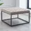 Thumbnail: eLuxury Modern Square Ottoman