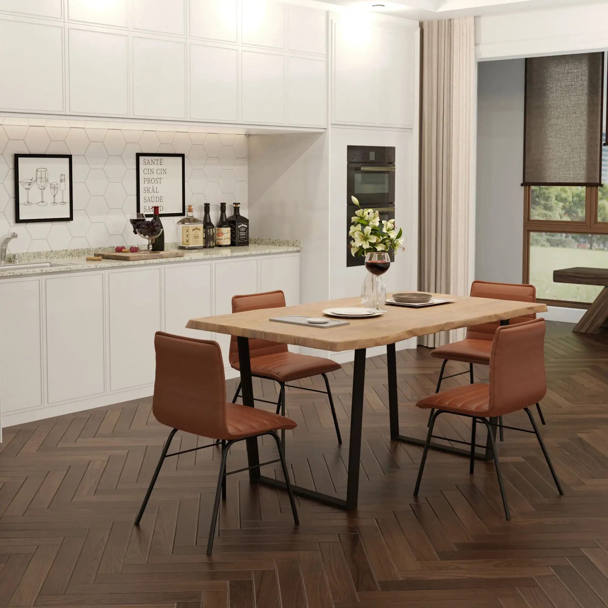 eLuxury Modern Dining Chair