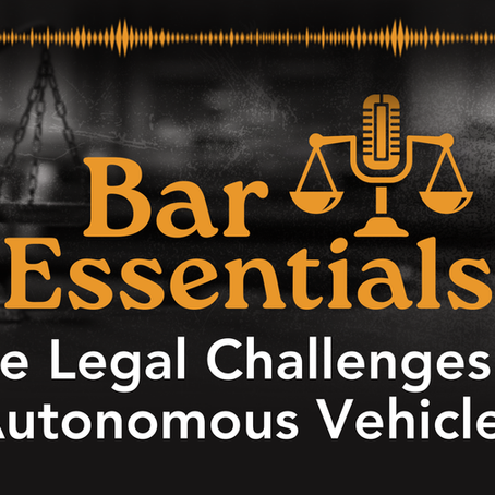 19. The Legal Challenges of Autonomous Vehicles
