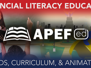 APEF Launches Its First-Ever Free K–12 Financial Literacy Standards, Curriculum, and Animated Video Series