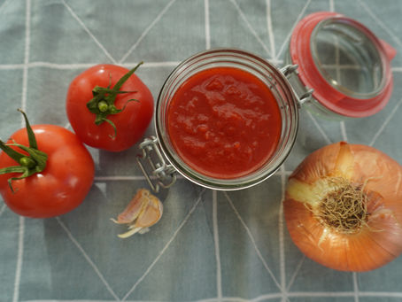 Salsa de tomate frito: 2 versiones