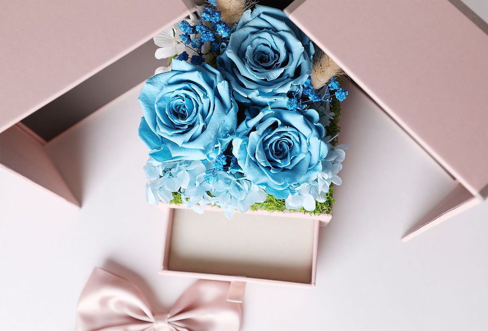 Thumbnail: Love in the box ( blue ) jewelry box