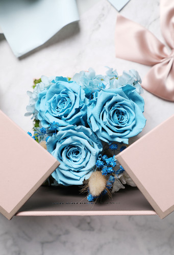 Fleur Éternelle JEWELRY CASE MINI BLUE Fleur Éternelle JEWELRY CASE MINI BLUE Fleur Éternelle