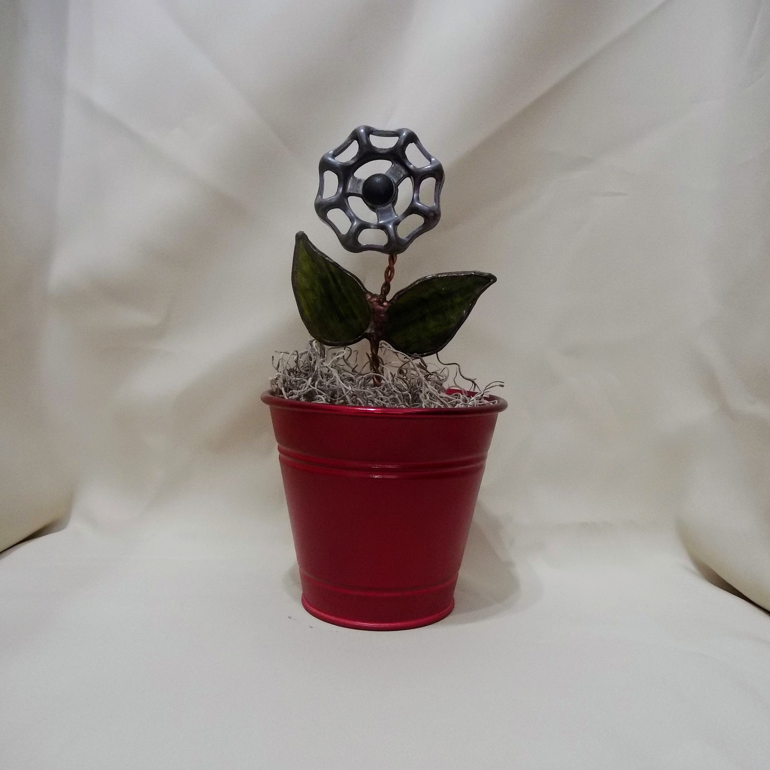 Flower Red Pot