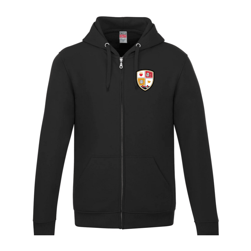 Full zip Hoody Crest logo