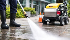 High pressure cleaning 