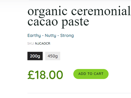The Organic Ceremonial Costa Rican Cacao Paste from Nature Joint Cacao