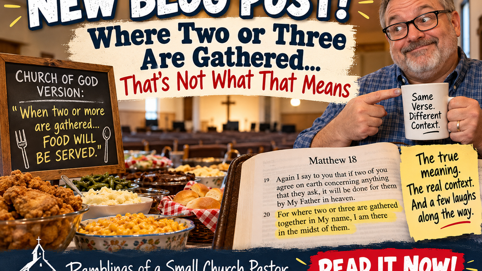Where two or three are gathered