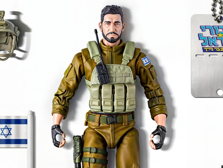 Kinderen krijgen Israëlisch actie-speelgoed om hun moraal op te krikken