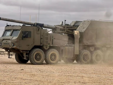 IDF ontvangt geavanceerd, in eigen land ontwikkeld SIGMA 155 propelled houwitser op wielenartilleriesysteem in belangrijke revolutie op het slagveld