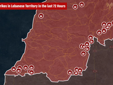 VIDEO: IDF heeft meer dan 40 doelen in Libanon aangevallen waarvan 10 terroristische cellen waren