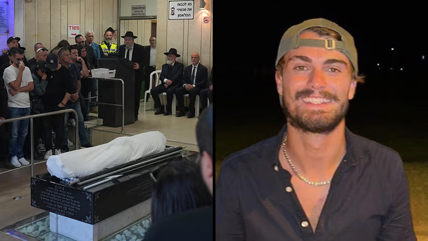 Indrukwekkende toespraak burgemeester van Ashdod bij begrafenis van in Sydney vermoorde Dan David Elkayam, 27: "hij beschermde de 10-jarige Matilda met zijn eigen lichaam, ook zij werd vermoord"