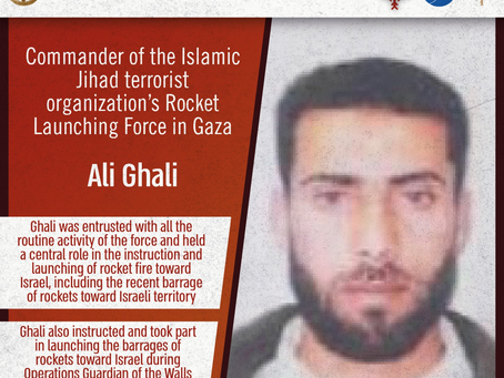 IDF heeft commandant van de raketten eenheid van Islamic Jihad gedood