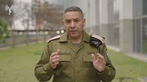 De nieuwe update van de woordvoerder van de IDF, brigadegeneraal Efi Dufferin