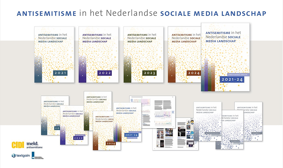 CIDI persbericht: online antisemitisme in Nederland verdubbeld, directe bedreigingen tegen Joden vervijfvoudigd
