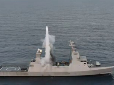 VIDEO: succesvolle test van een systeem op een aanvalsschip dat precisieraketten onderschept