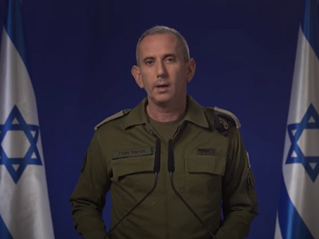 VIDEO: Persbriefing door IDF-woordvoerder Admiraal Daniel Hagari – 26 mei 2024