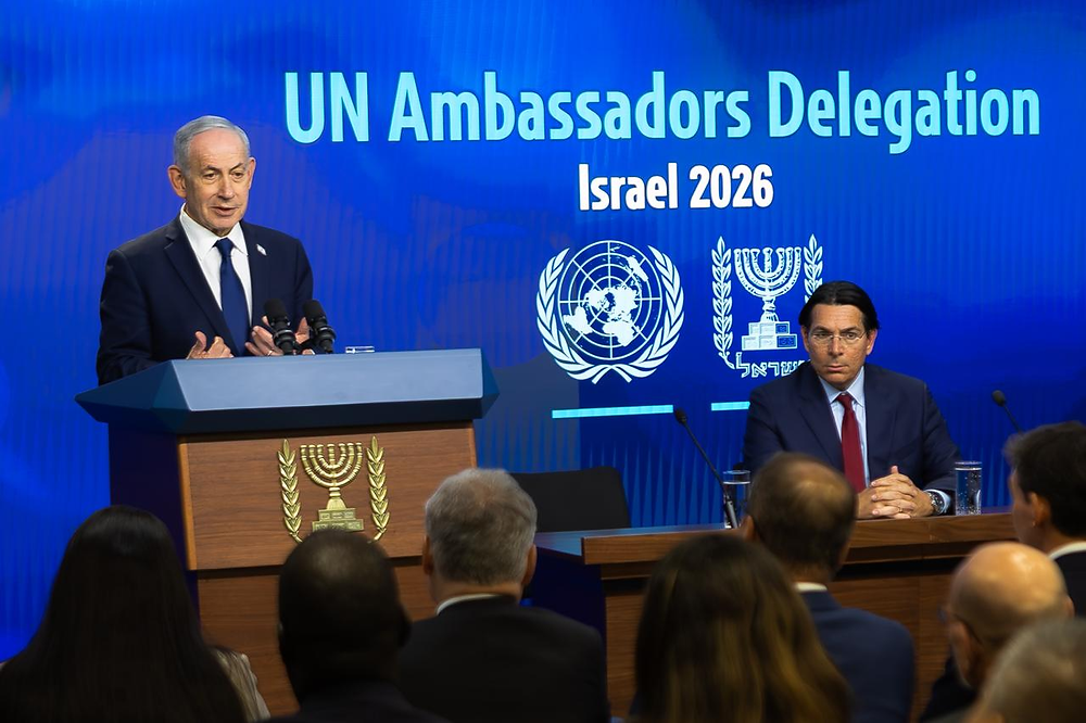 VIDEO: Premier Netanyahu tegen VN-ambassadeurs: Israël is een heel klein, maar heel krachtig land en