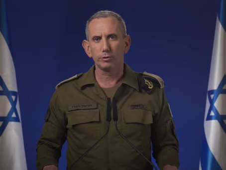 VIDEO: update door IDF-woordvoerder, admiraal Daniel Hagari, over de succesvolle verdediging van het Israëlische luchtruim; 99% buiten grenzen Israël uit de lucht gehaald