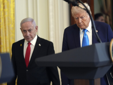 N12News: Trump zegt "ik weet niet of Netanyahu zich kandidaat wil blijven stellen voor de verkiezingen"