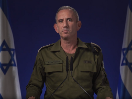 Persverklaring IDF-woordvoerder Adm. Daniel Hagari: 'Hezbollah is verantwoordelijk voor het doden van onschuldige kinderen'