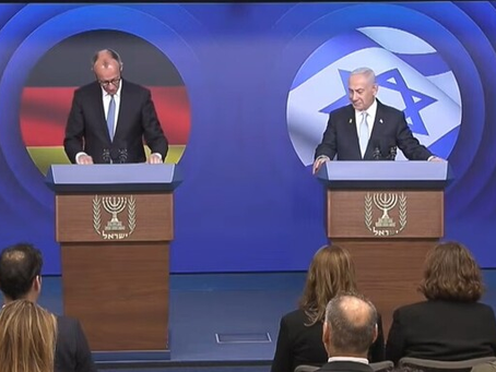 N12News: Netanyahu zei op de persconferentie met de Duitse bondskanselier: "Ik zal me niet terugtrekken uit het politieke leven in ruil voor gratie"