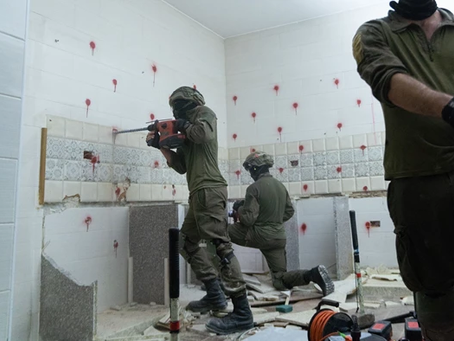 Huis van de terrorist die de bomaanslag in Jeruzalem uitvoerde door IDF gesloopt