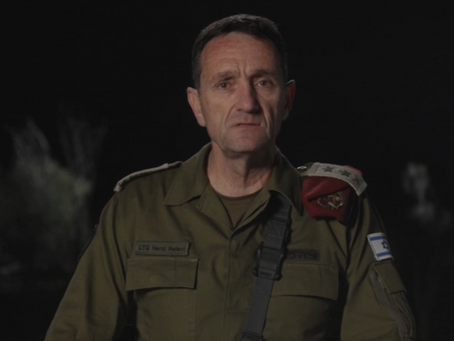 VIDEO: 'aanval op hulpverleners is een ernstige fout en ik bied mijn verontschuldigingen aan, zegt chef-staf van de IDF, Halevi