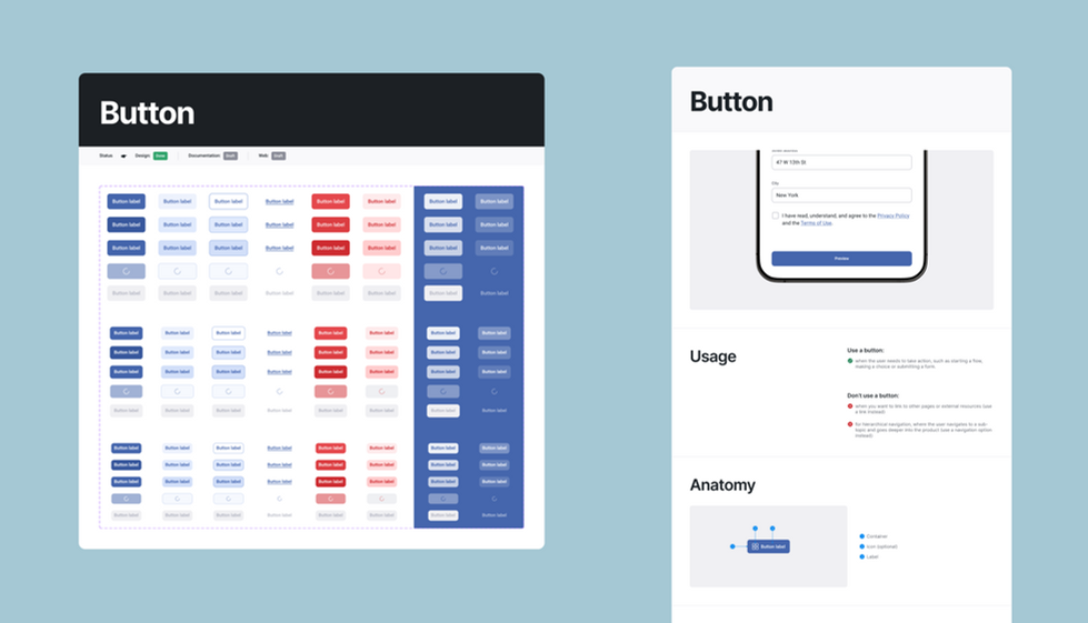 Design System
Buttons