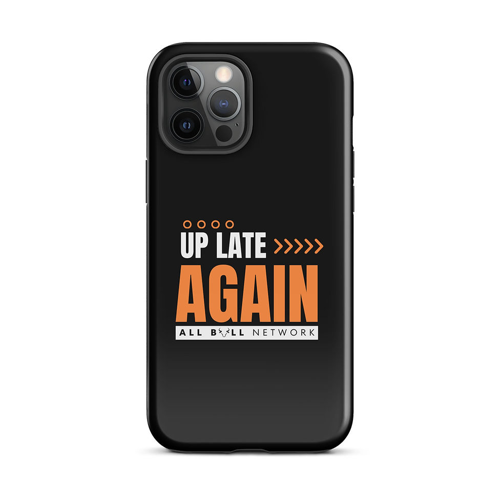 Thumbnail: Up Late Again Black iPhone® Case