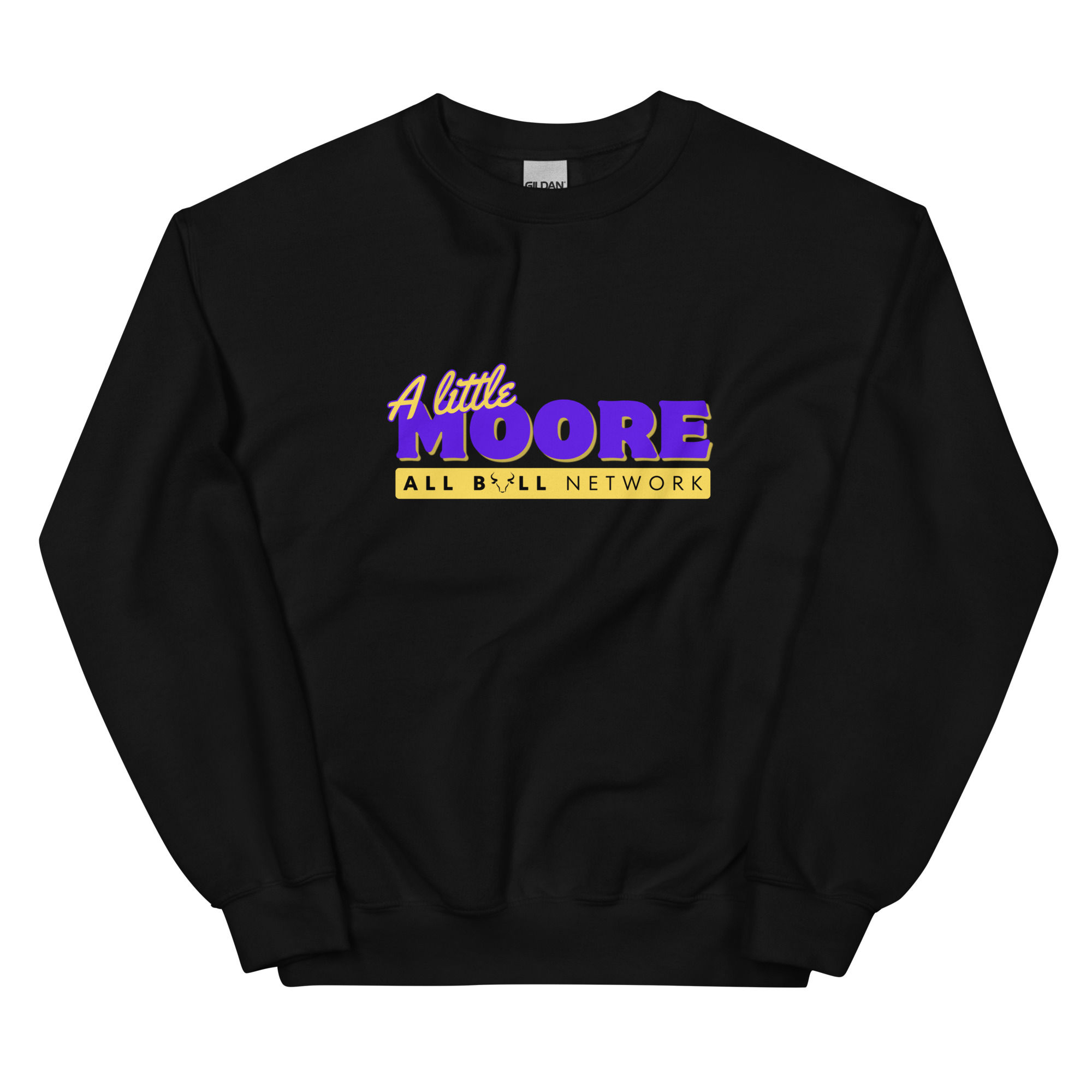 A Little Moore Black Unisex Sweatshirt