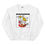 Thumbnail: Leave the Toilet Seat Up: White Unisex Sweatshirt