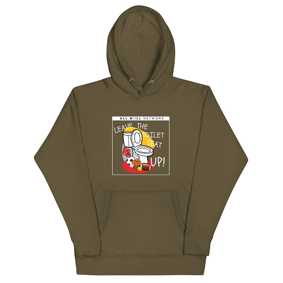 Thumbnail: Leave the Toilet Seat Up: White Unisex Hoodie