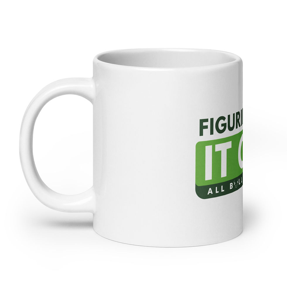 Thumbnail: Figuring It Out White glossy mug