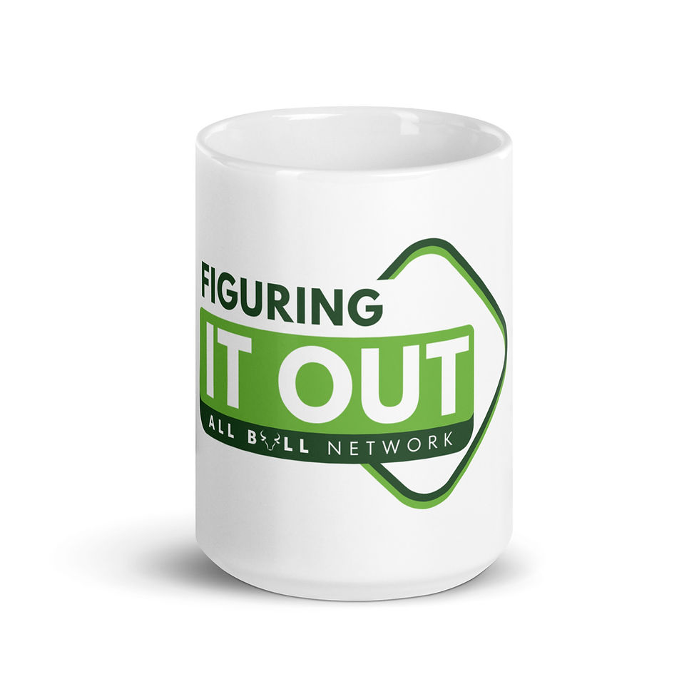 Thumbnail: Figuring It Out White glossy mug